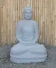  Product image 1 of the product “Seated Buddha made of Riverstone in Dhyana position - gesture of meditation, H. 85cm. ”